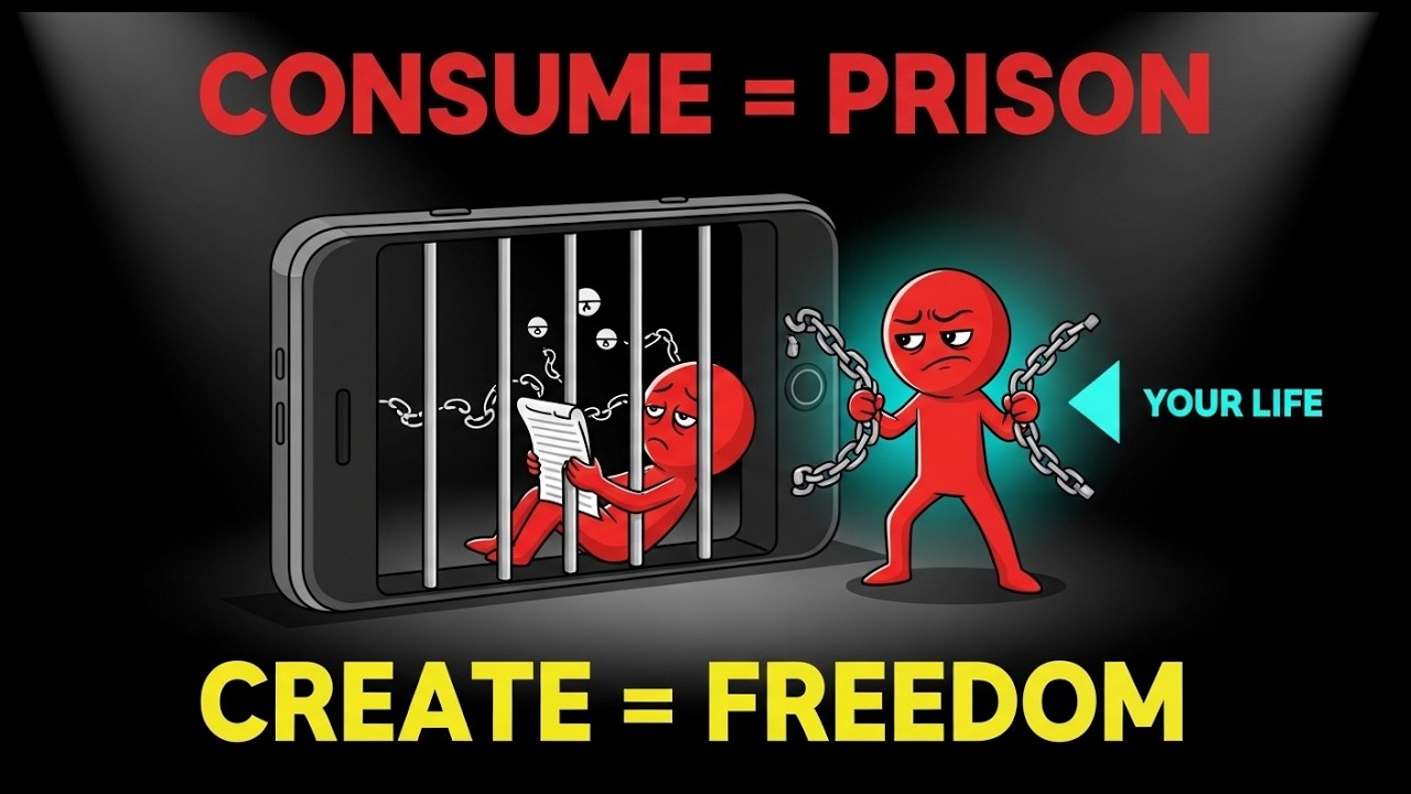 Stop Consuming and Start Creating (Your Life Depends on It)