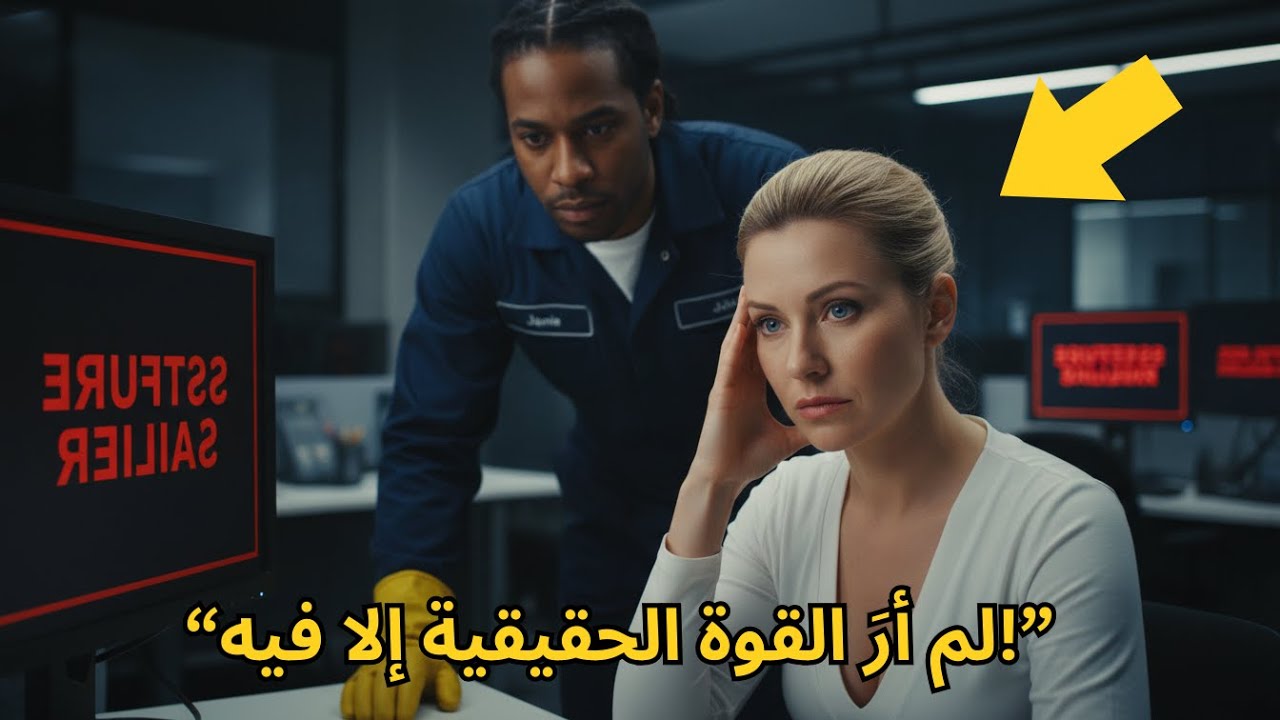 المليارديرة التي خسرت كل شيء… حتى عامل النظافة الأسود أنقذ حياتها في ثوانٍ!