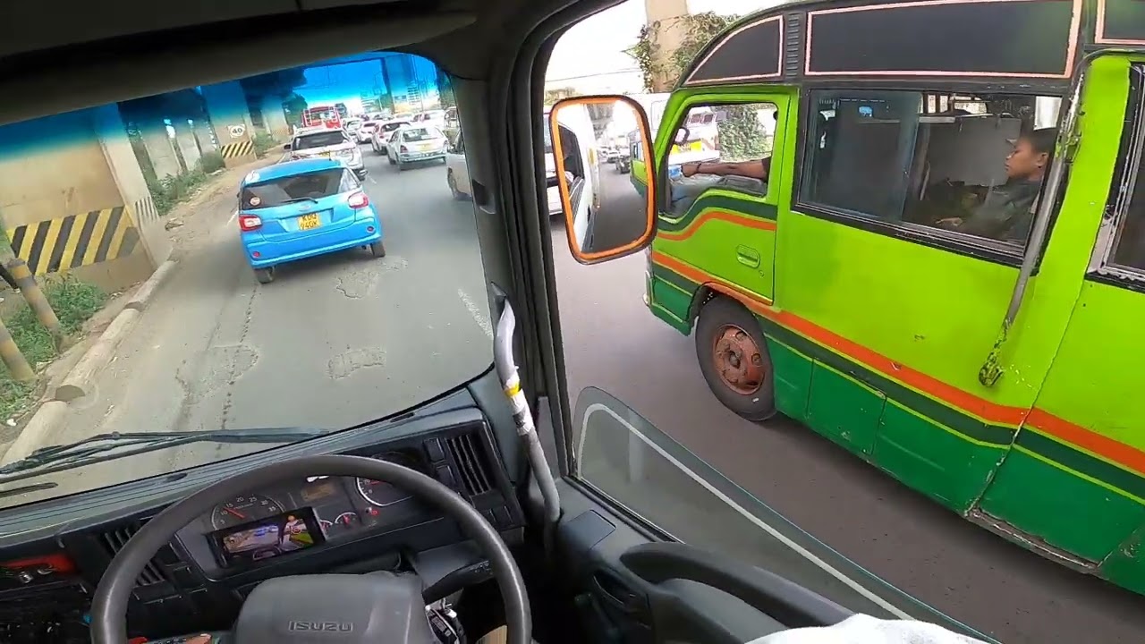 POV truck driving Isuzu frr90| Mombasa Rd to Bar next door Kiambu Rd part 2