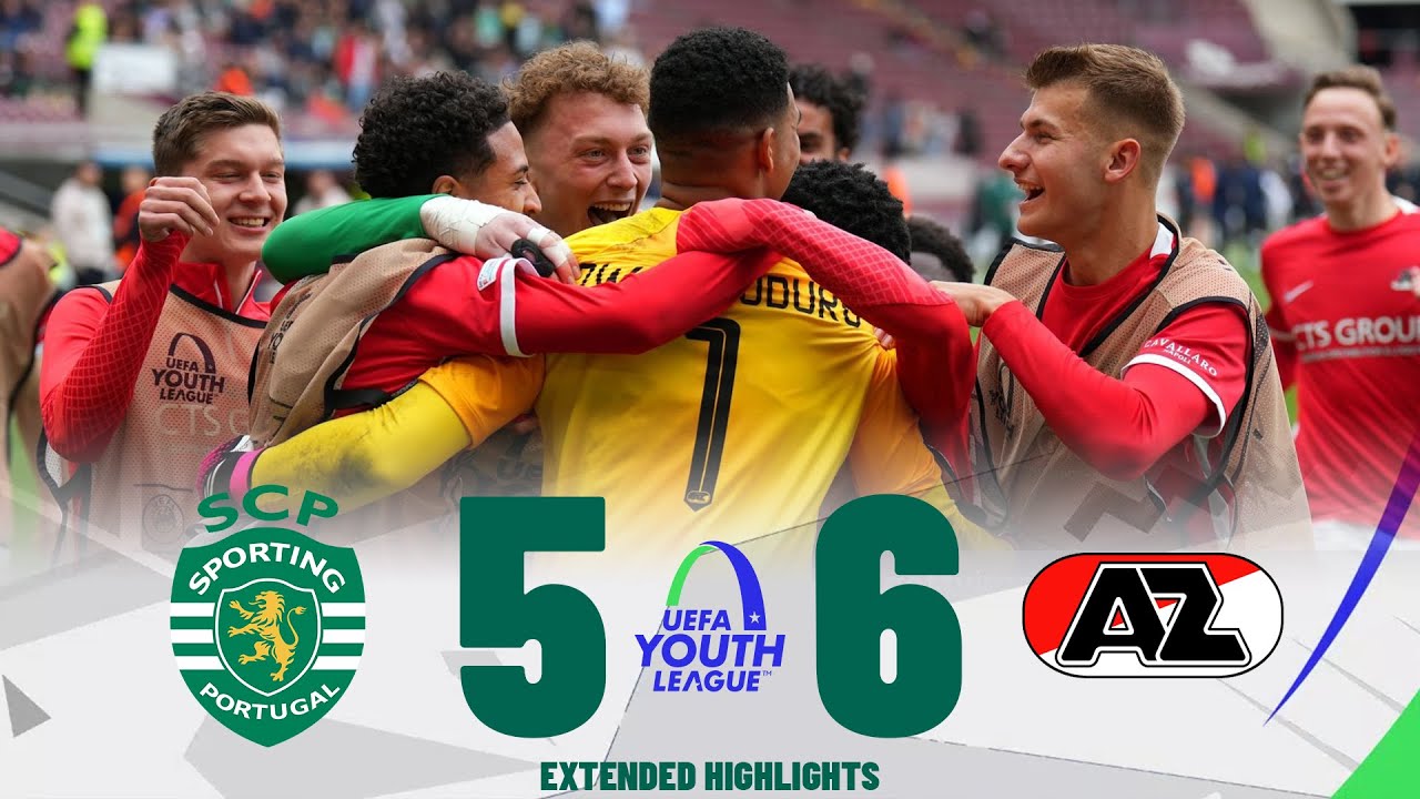 AZ Alkmaar vs Sporting CP | Highlights | UEFA Youth League Semi Final 21-04-2023