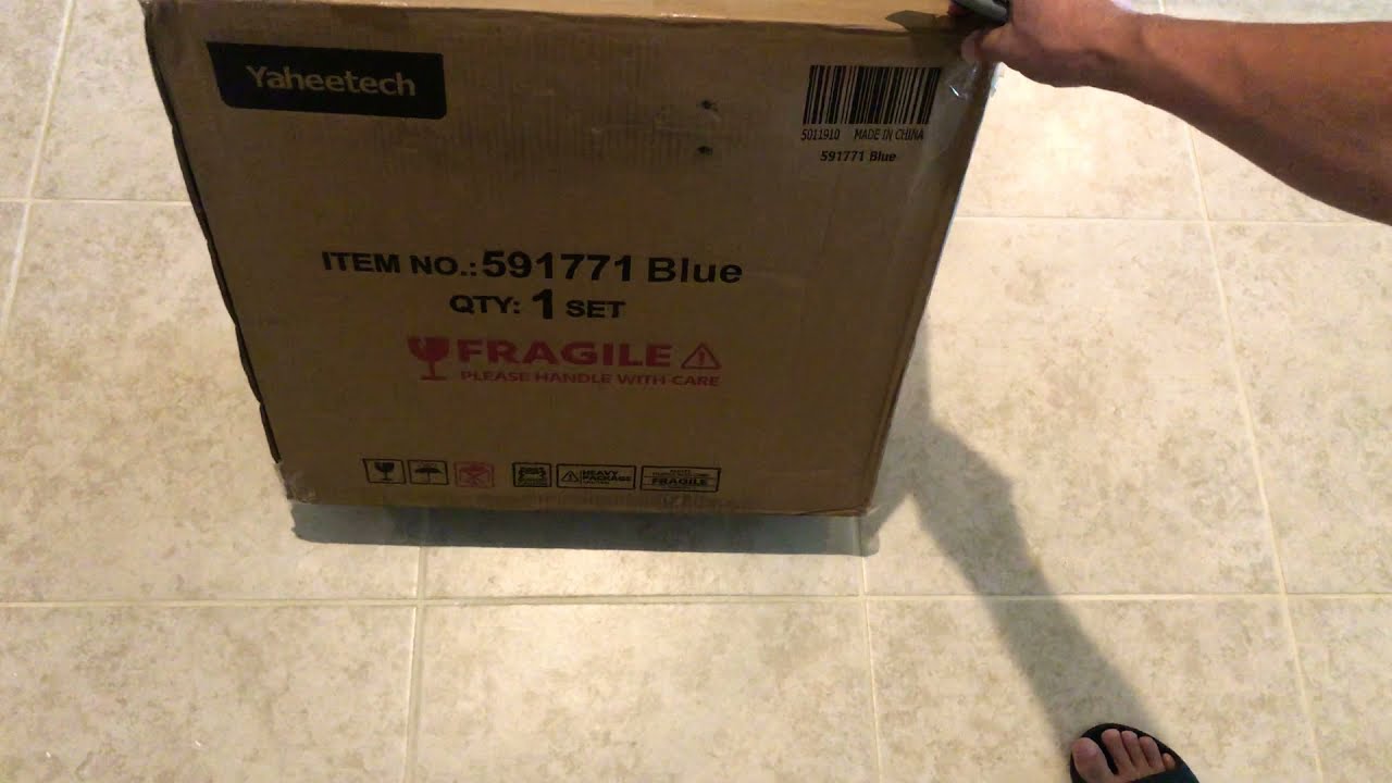 Unboxing of Yaheetech Ergonomic Office Chairs, Mesh Desk Chair, Mid-Back Adjustable Computer Chair