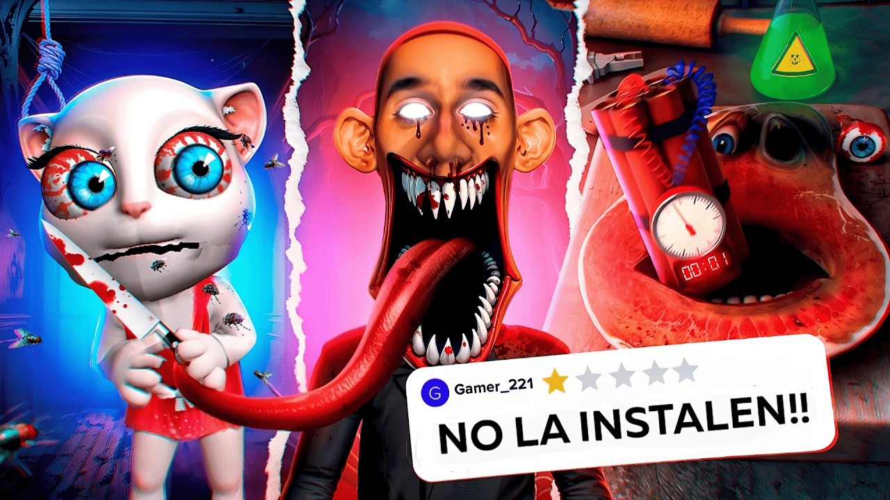 Instalé Juegos Perturbadores en mi Celular 😱