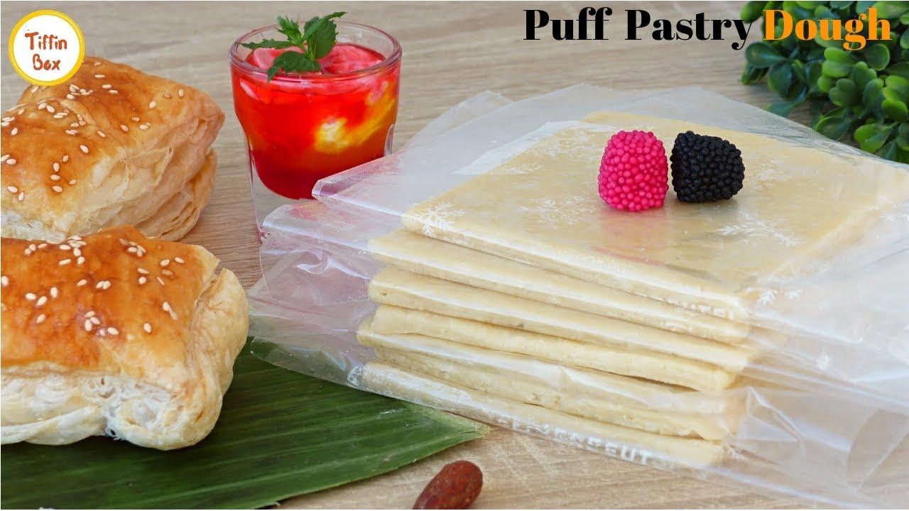 Puff Pastry Dough For Chicken Patties, Cream Roll, bakery Items  by Tiffin Box