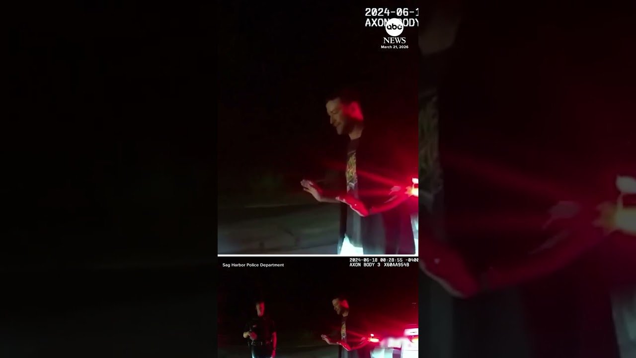 Body camera footage from Justin Timberlake's 2024 DWI arrest released