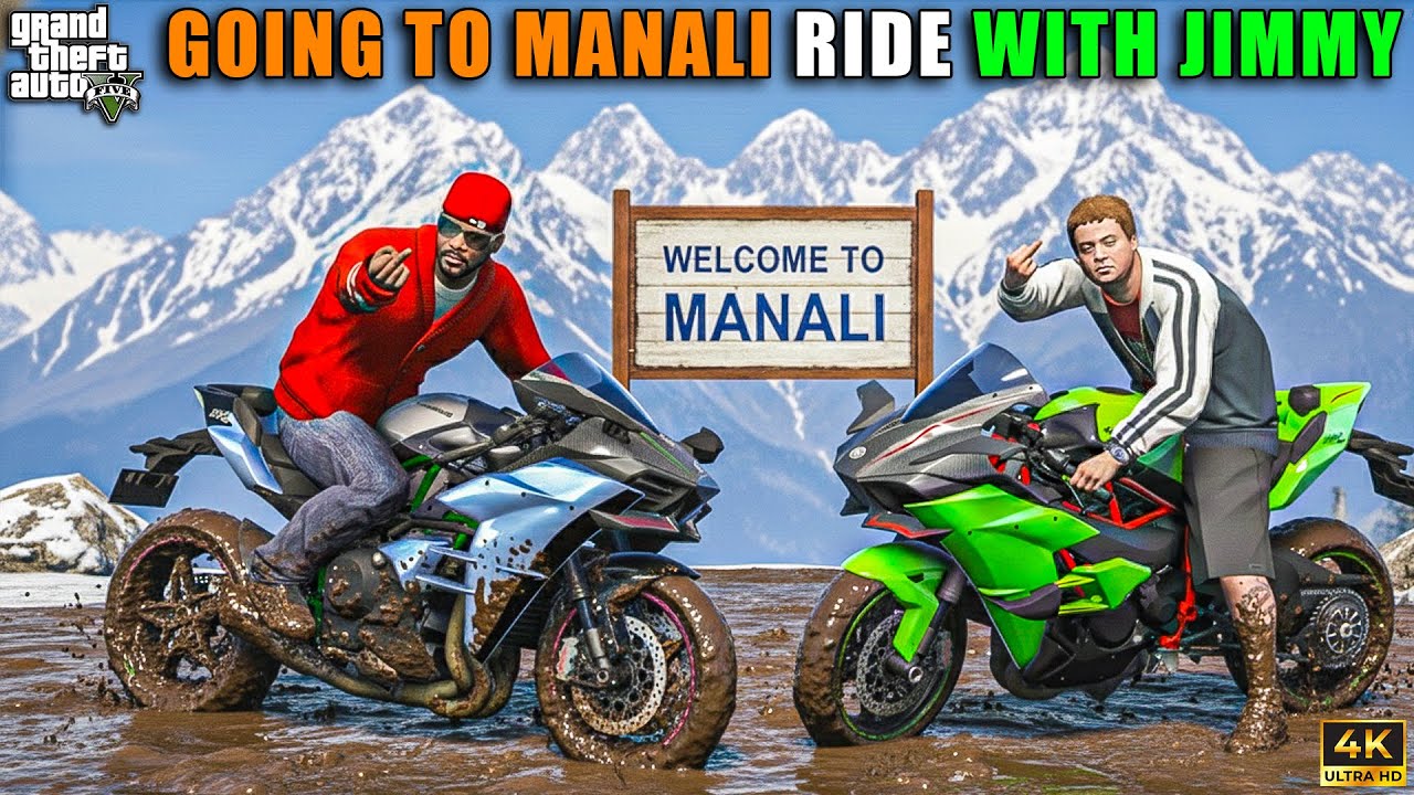 JIMMY BUY NEW SUPER KAWASAKI H2 BIKES FOR MANALI TRIPS | GTA 5