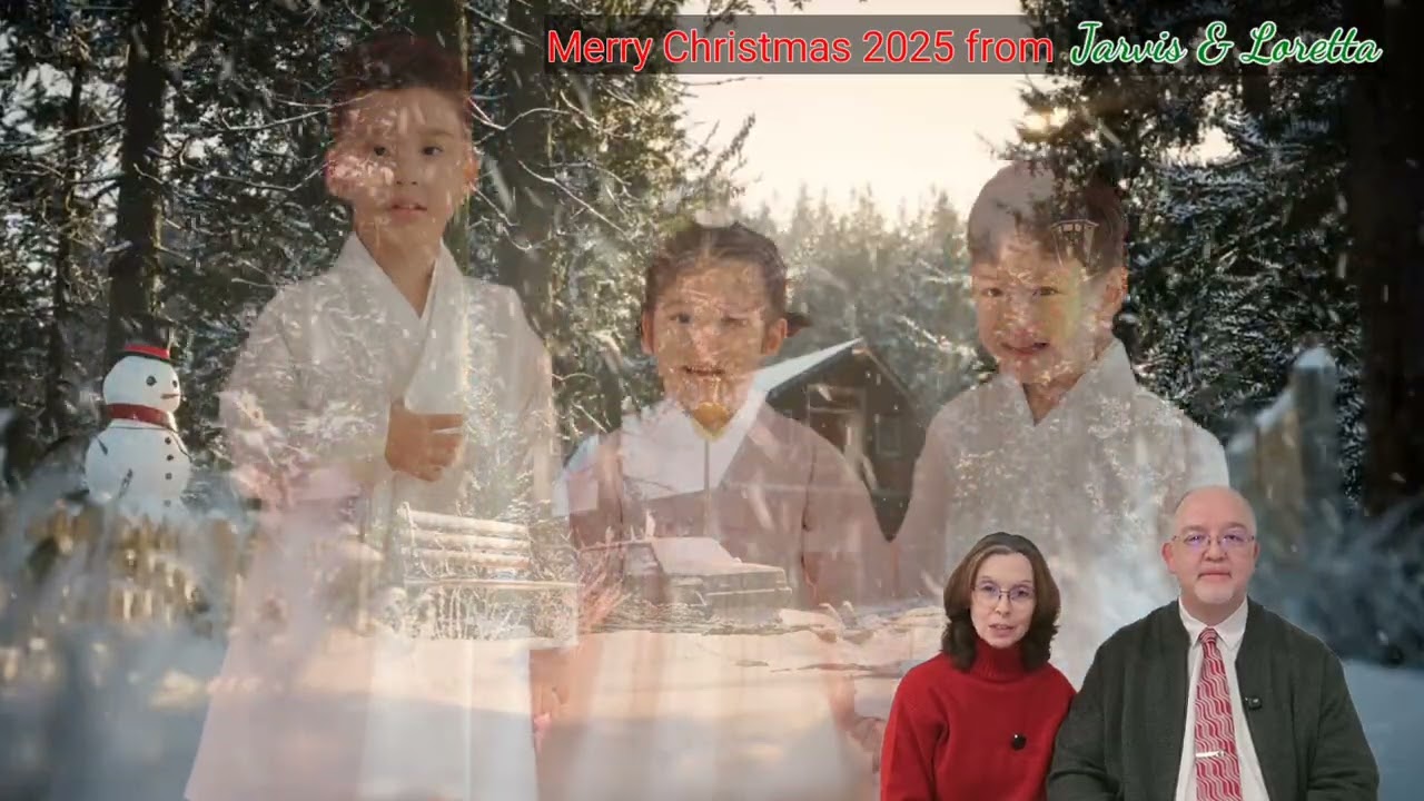 Merry Christmas from Jarvis and Loretta 2025!