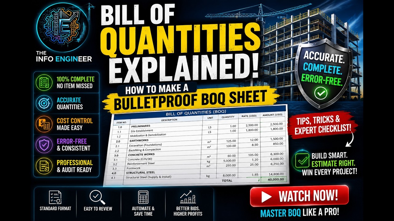 Bill of Quantities Explained: How to Make a Bulletproof BOQ Sheet