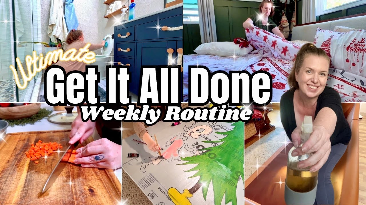 Ultimate Get It All Done! Satisfying House Cleaning / Cozy Fall Dinner / Self Care