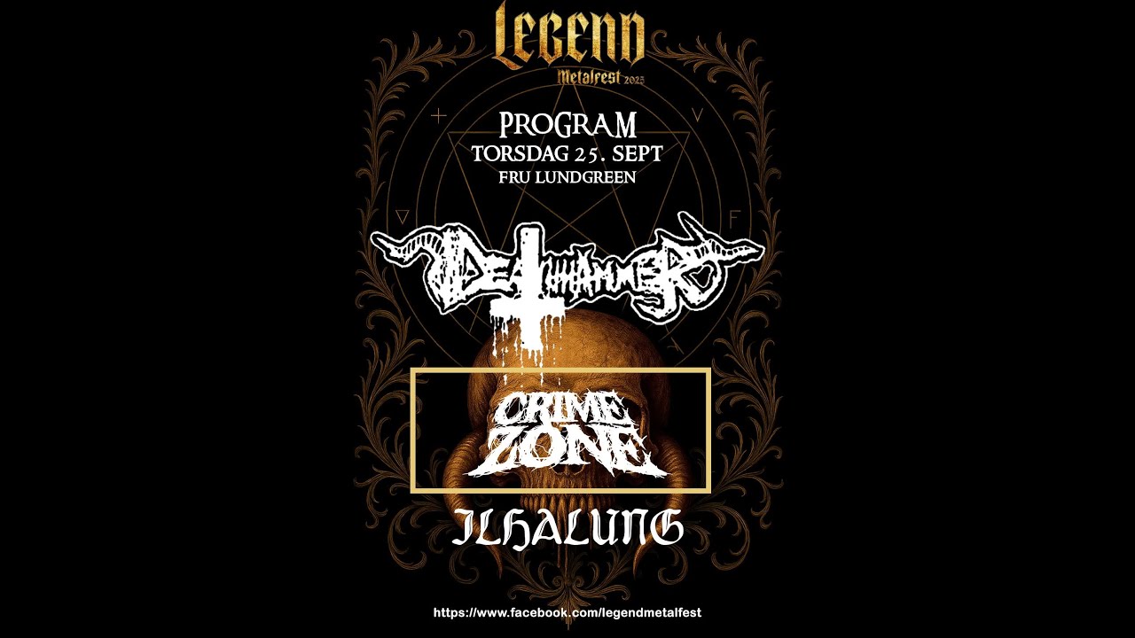 CRIME ZONE   LIVE @ LEGEND METALFEST TRONDHEIM NORWAY 25th Sept 2025
