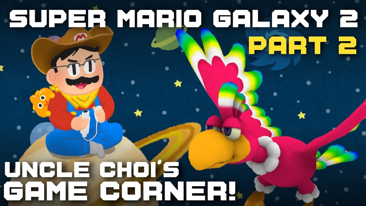 Mario Tumbles, Glides, and Buzzes! Super Mario Galaxy 2 (Part 2) Uncle Choi's Game Corner!