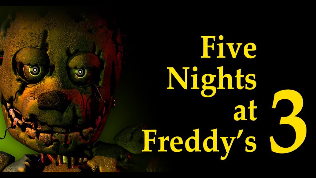Five Nights at Freddy's 3 Full Playthrough Nights 1-6, Minigames, Endings, Extras + No Deaths! (New)