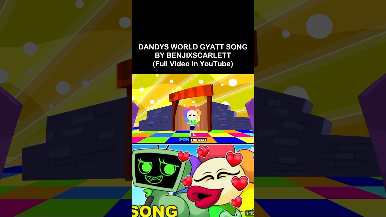 Dandy&rsquo;s World Gyatt Song Animated Music V&iacute;deo