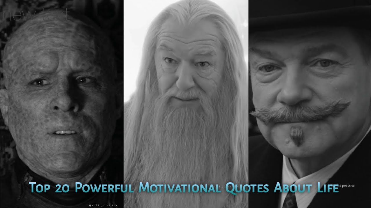 Top 20 Powerful Motivational Quotes About Life || @rohit_poetriess