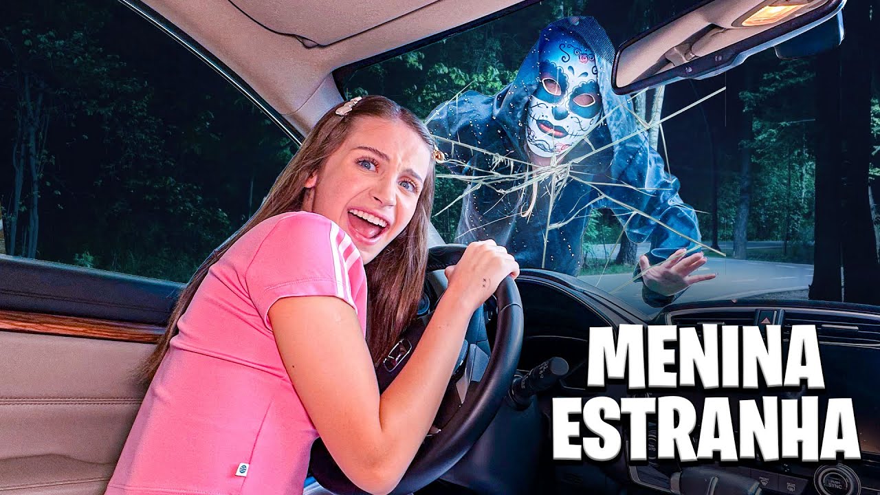 FOMOS DIRIGIR PELA 1º VEZ E ATR0PEL4M0S A MENINA ESTRANHA! 😱😨