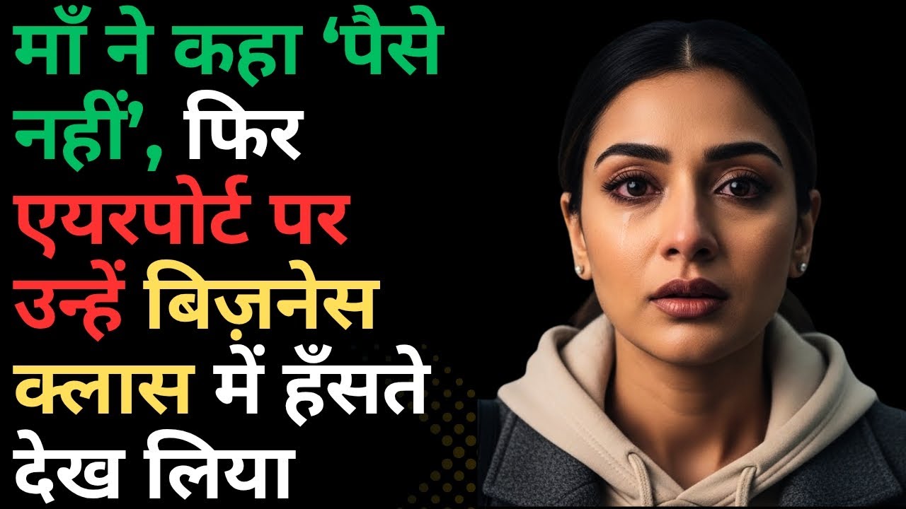 माँ ने कहा ‘पैसे नहीं’… फिर एयरपोर्ट पर उन्हें बिज़नेस क्लास में देख लिया!
