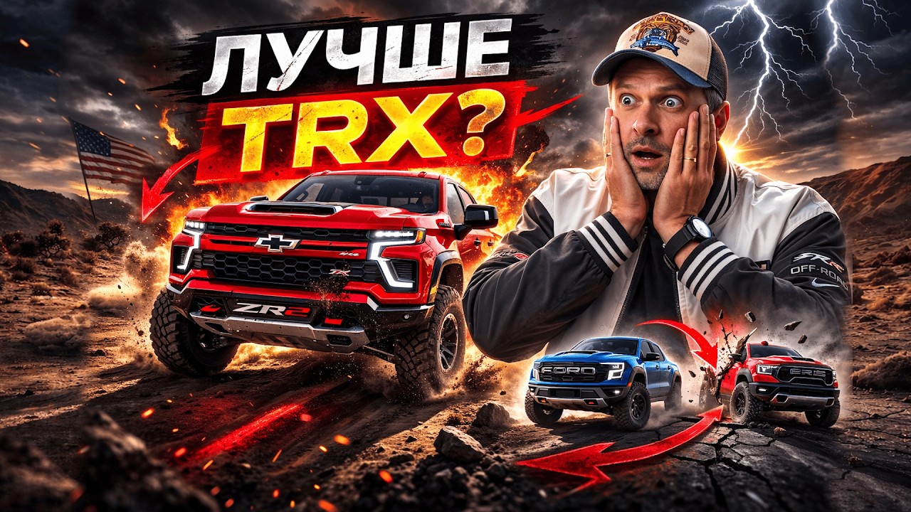 Лучше TRX?? Внедорожный пикап Chevrolet - ZR2