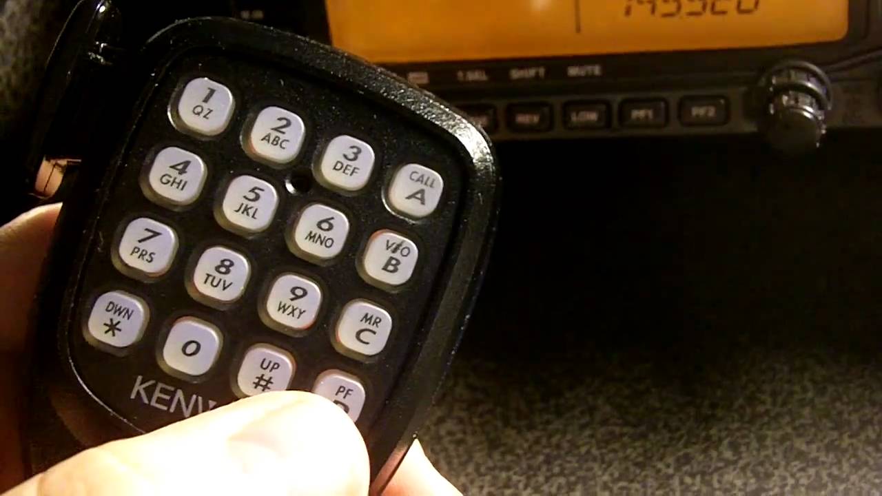Kenwood TM-V71- How to direct enter from mic