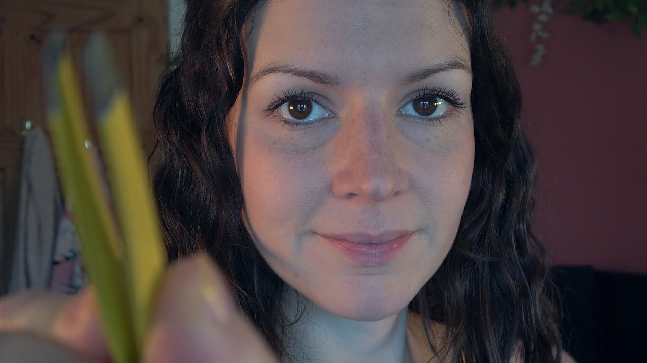 ASMR Plucking & Brushing Your Eyebrows