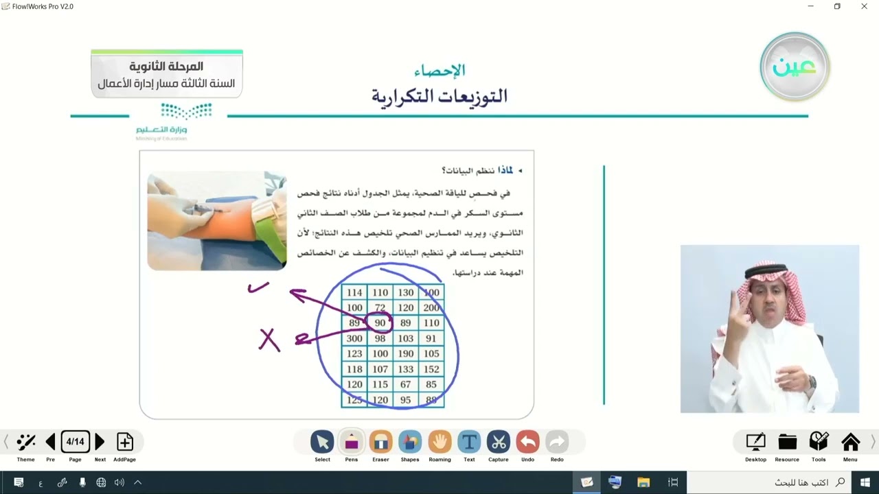 التوزيعات التكرارية - 1 - الإحصاء - المرحلة الثانوية