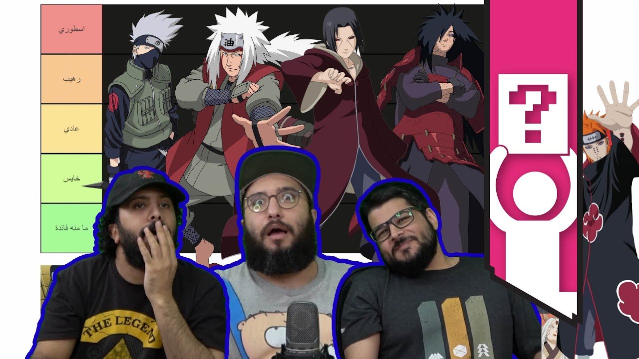 صفصفها: نقيم شخصيات ناروتو 🍥 Naruto