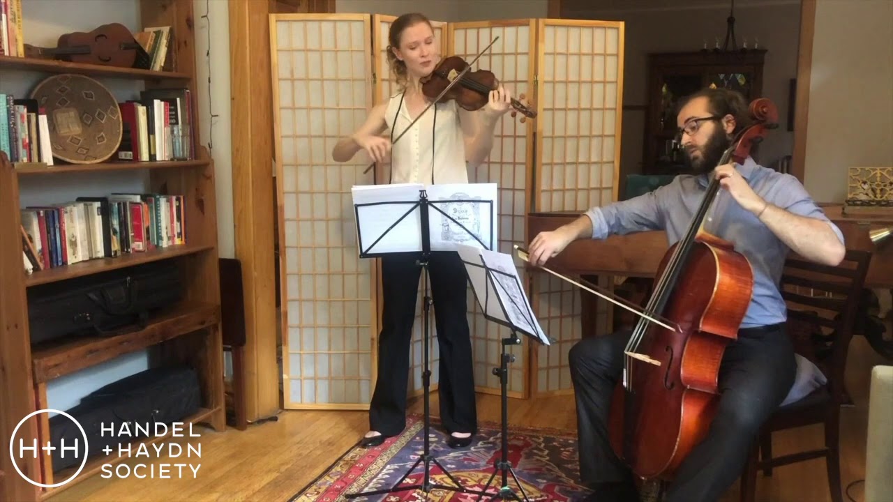 Adriane Post and Paul Dwyer Perform the Allegro Comodo from Beethoven's Duet in C Major