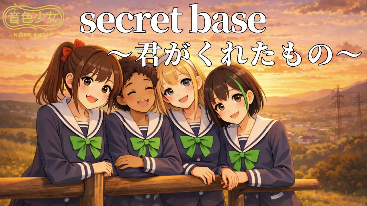 【アコースティックver】secret base～君がくれたもの～ - ZONE / 音色少女【麻ヶ丘高校軽音部】