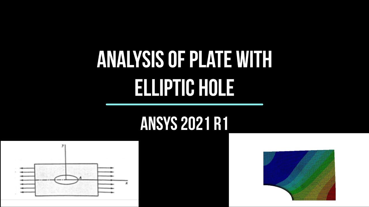 Analysis of Plate with Elliptical Hole|Ansys|Maximum Principal Stress|Total Deformation|By an IITian
