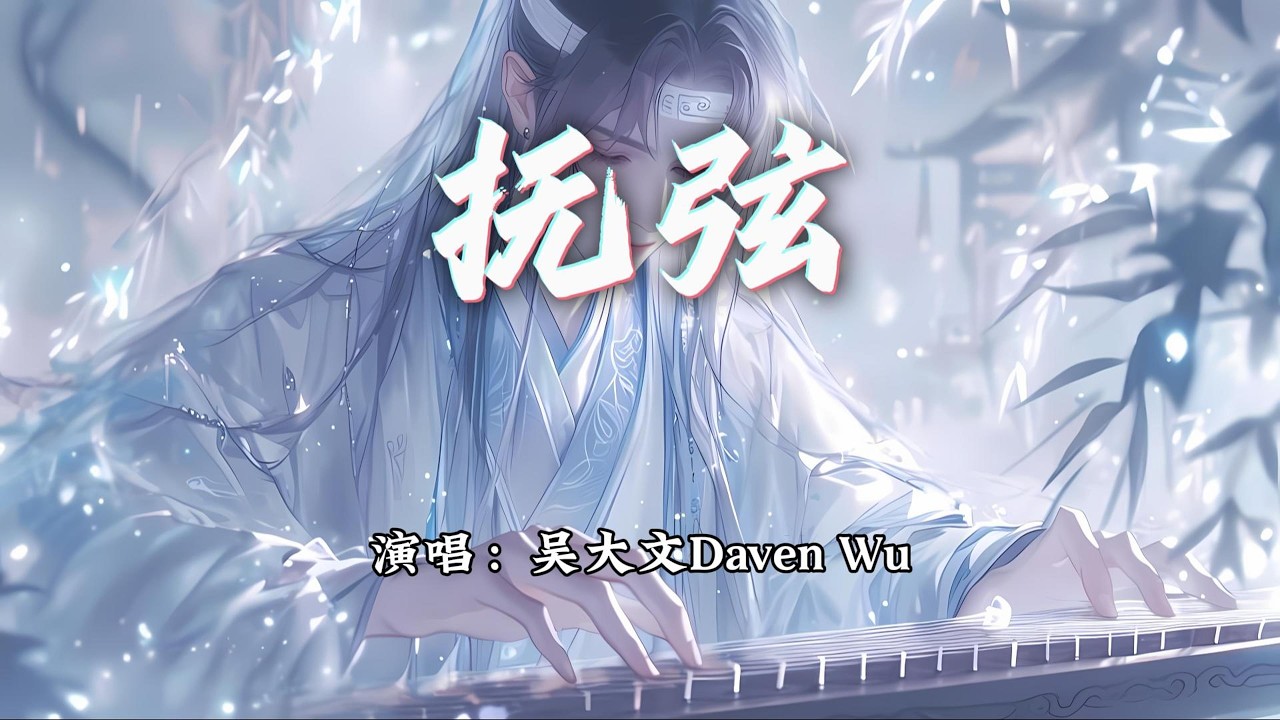 吴大文Daven Wu - 抚弦『春宵良刻缠绵，与君共饮无眠。』【动态歌词MV】