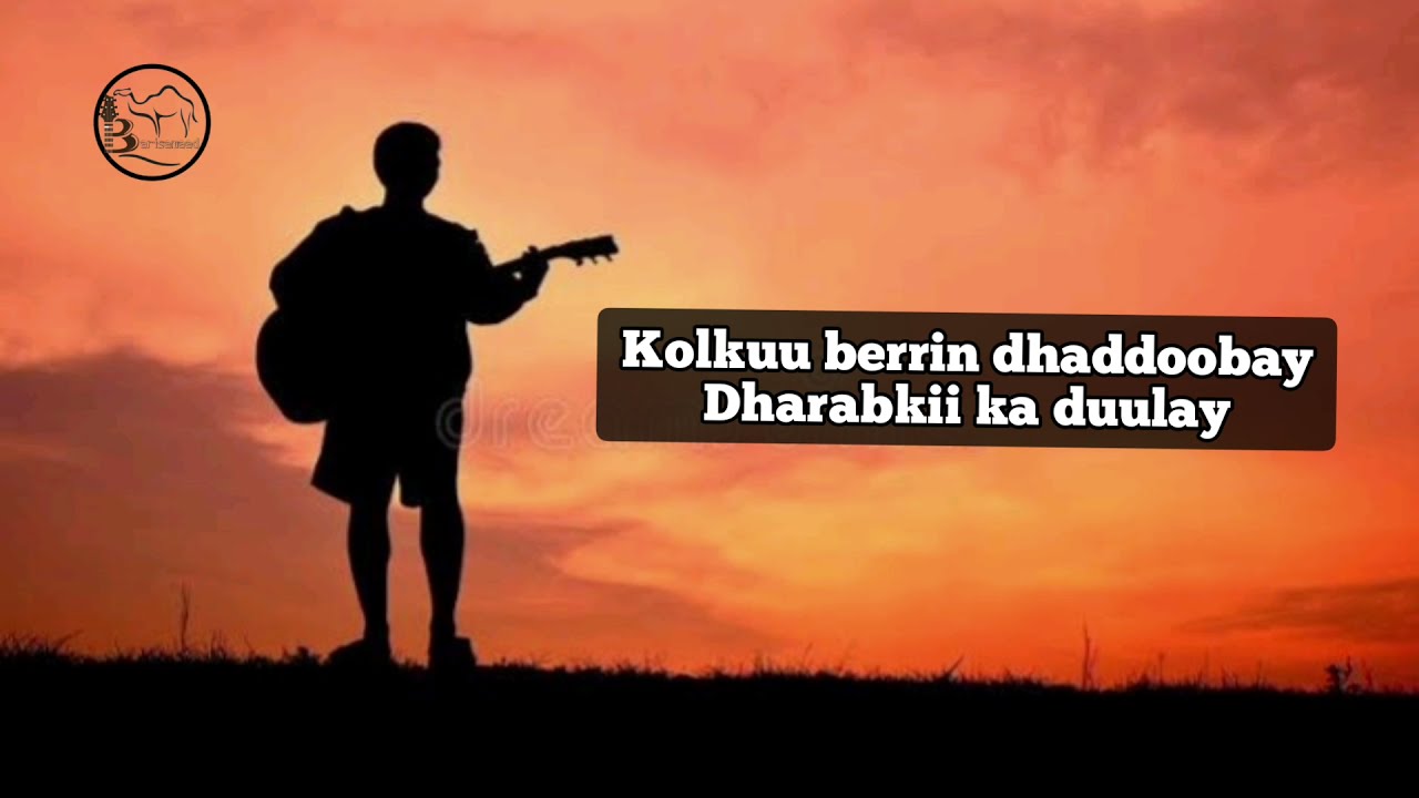 Cabdiqaadir X Nageeye - Kolkay Dhibicdu Hoorto Lyrics