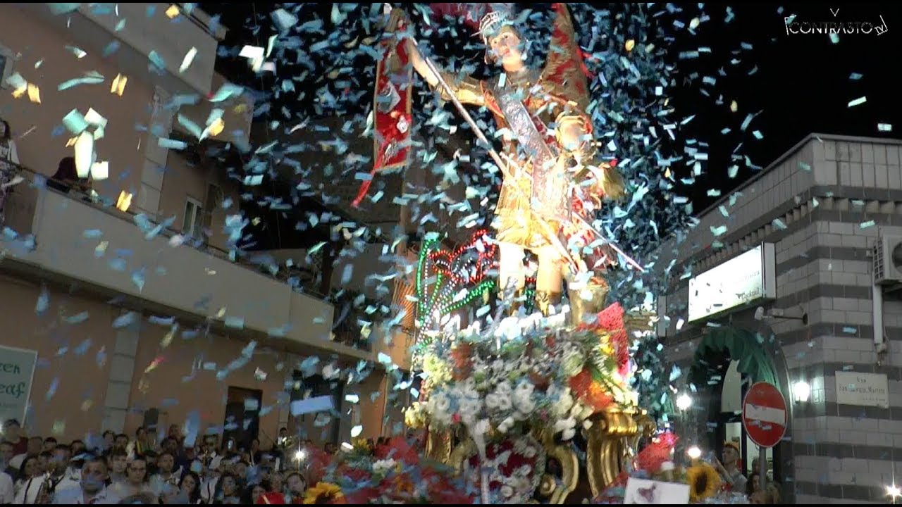 Trentola Ducenta (CE) - Festa di San Giorgio 2018, fuochi e rientro (26.08.18)