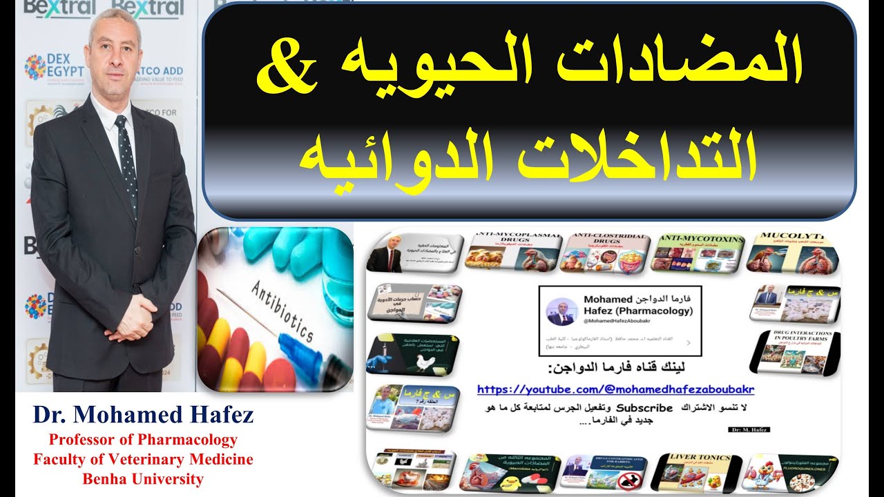 المضادات الحيويه & التداخلات الدوائيه (أ.د. محمد حافظ)