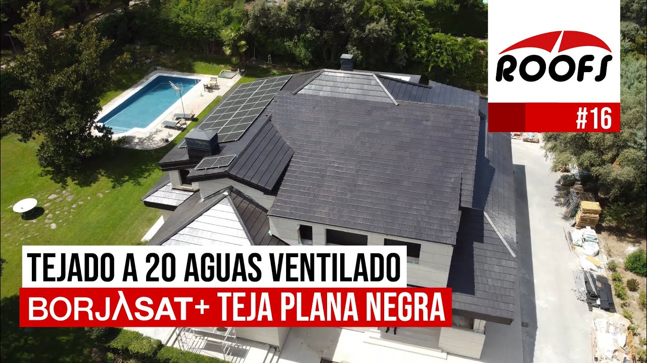 REHABILITACIÓN de TEJADO con AISLAMIENTO BORJASAT y TEJA PLANA FLAT-10 | TEJAS BORJA | ROOFS 🔴