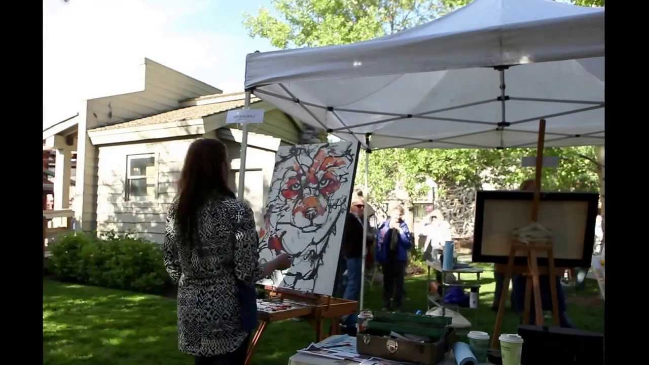 Amy Ringholz 2013 Fall Arts Festival Quick Draw Jackson, Wyoming