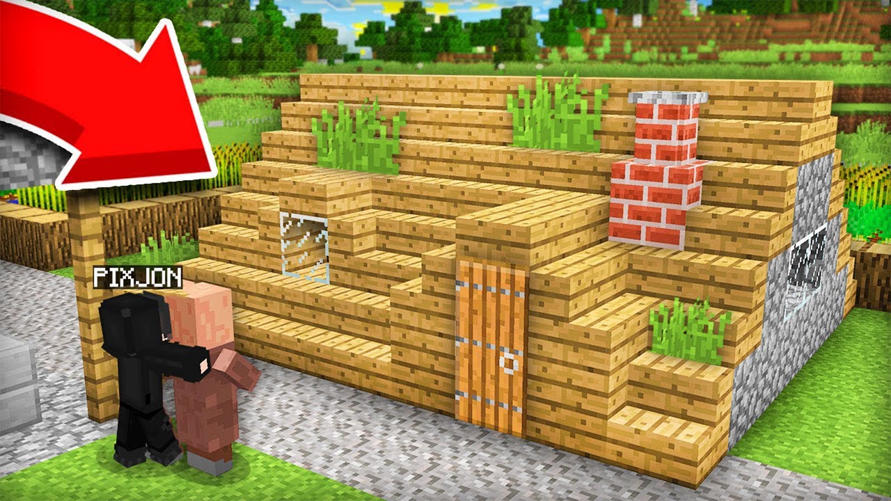 NIMA UCHUN ENDI QISHLOQI MINECRAFTDA BU UYDA YASHAYDI? | UZBEKCHA MINECRAFT