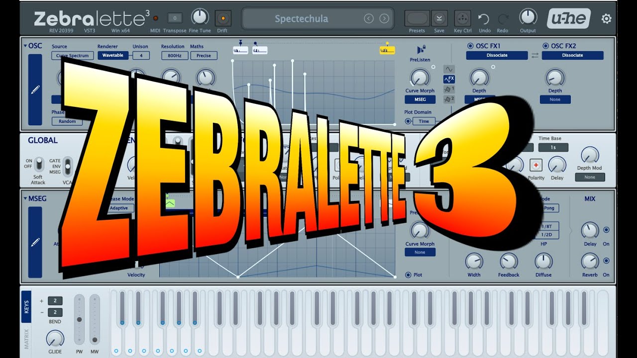 ZEBRALETTE 3 от u-he - 100% БЕСПЛАТНО - Let's Play - PC и Mac