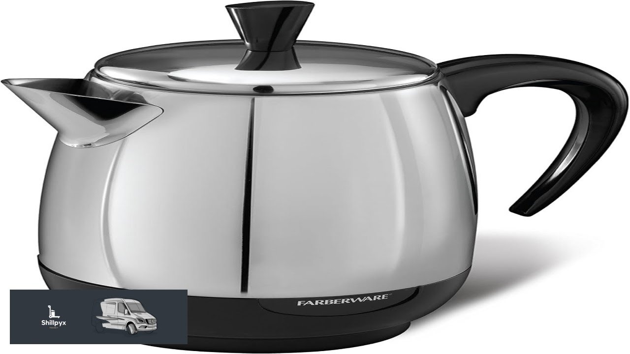Farberware Electric Coffee Percolator Stainless Steel Basket Automatic Keep Warm No Drip
