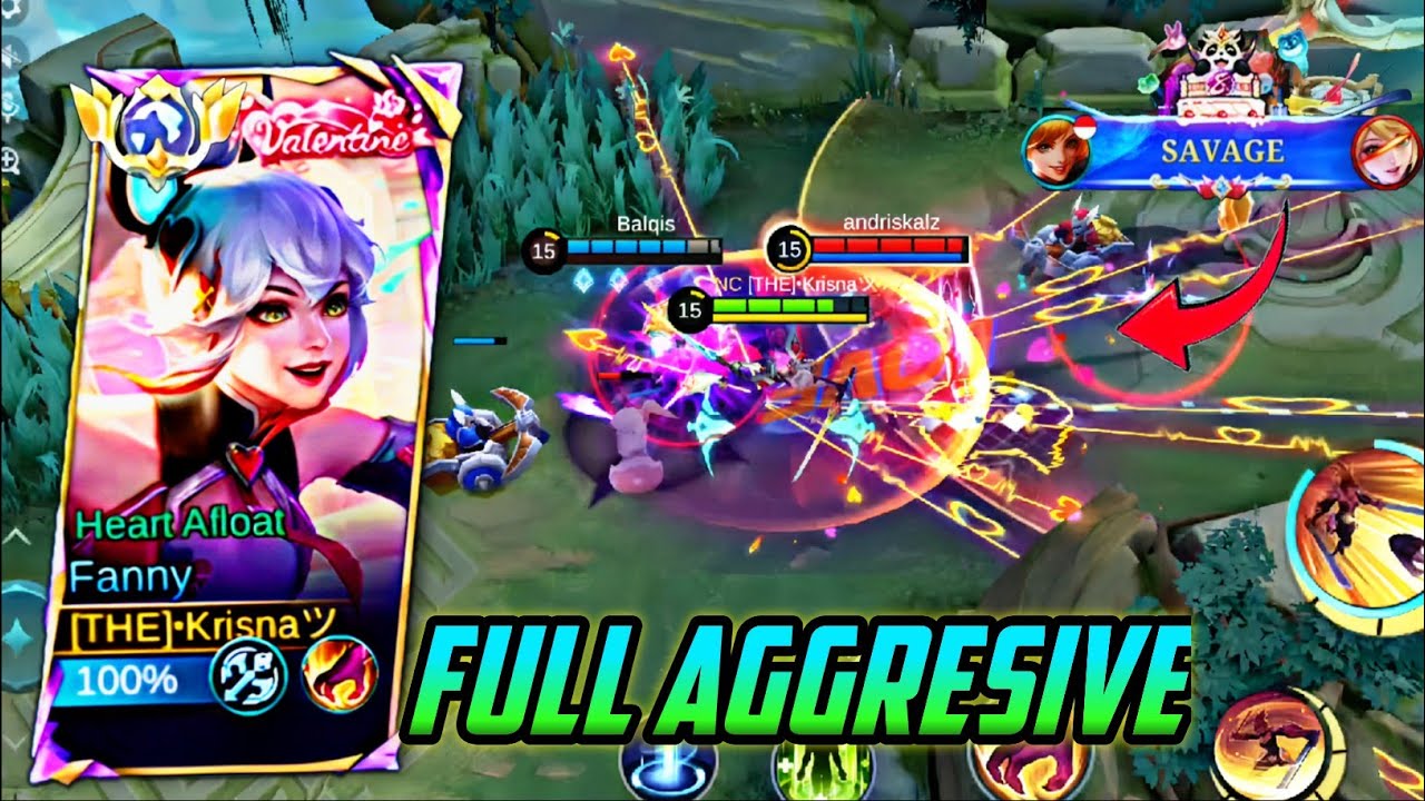 FANNY FULL AGGRESIVE MOMENT MLBB‼️