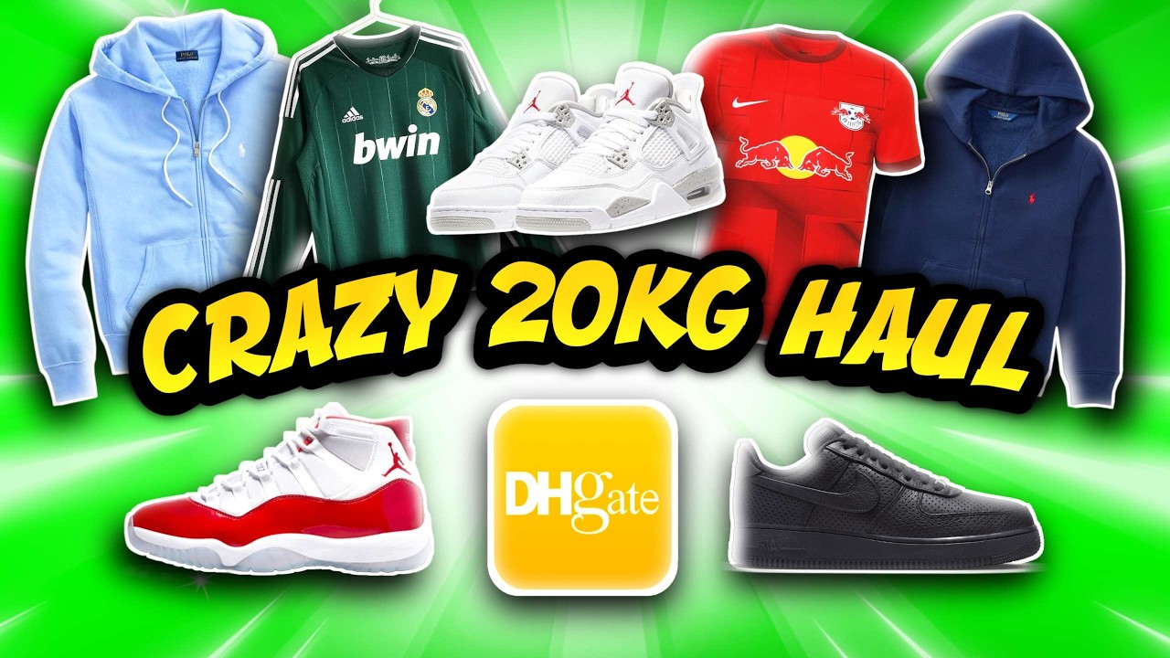 STACKED 20KG DHGATE HAUL (Jerseys, Sneakers, Tracksuits, Electronics)