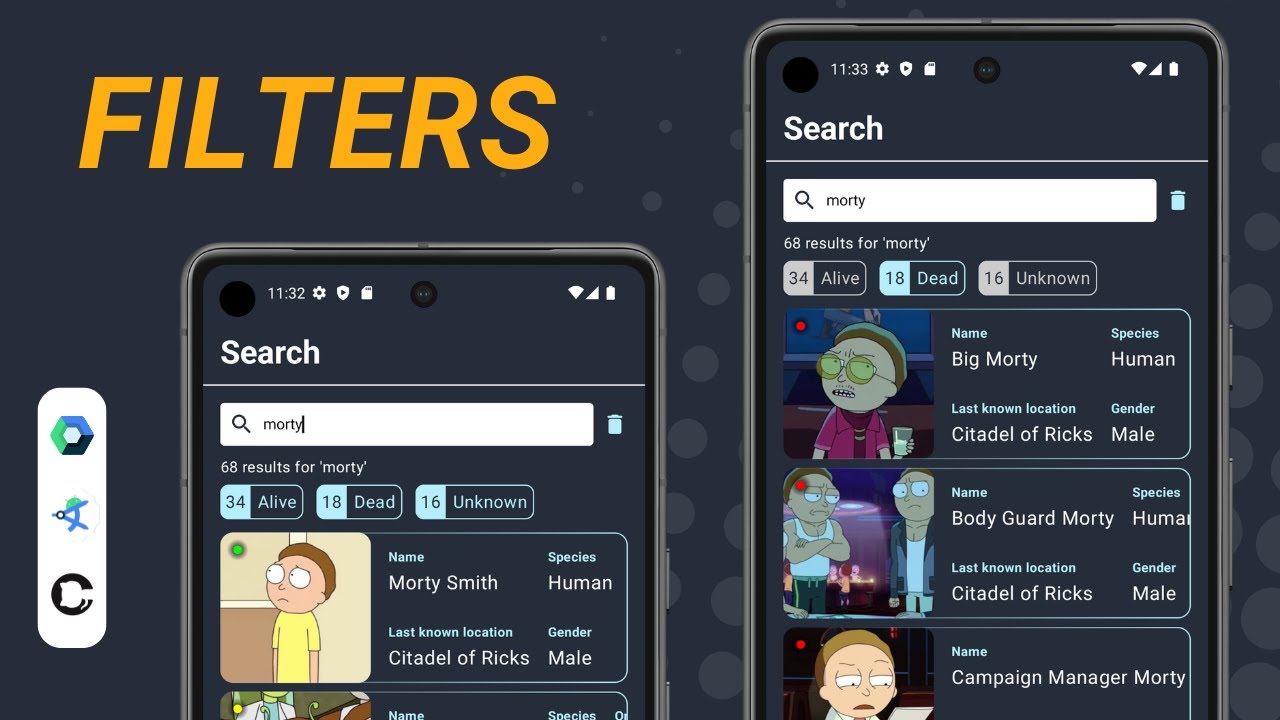 Custom Filters Example in Jetpack Compose