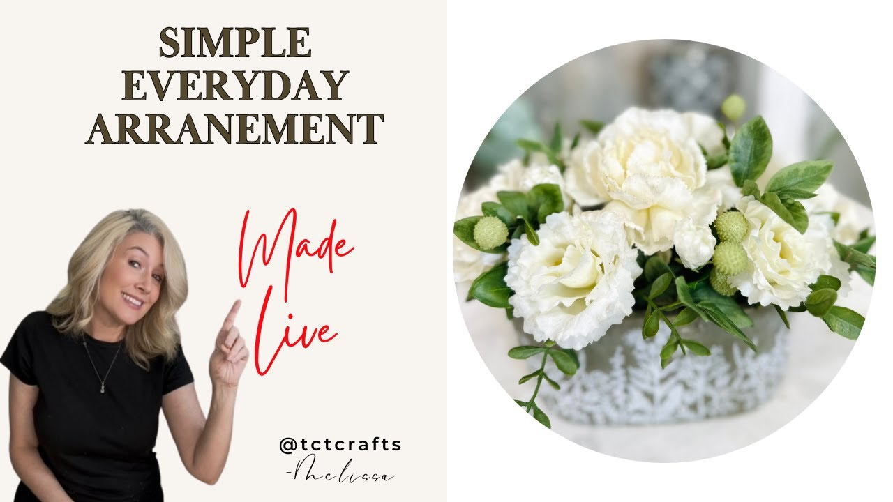 Small Simple Everyday Floral Arrangement