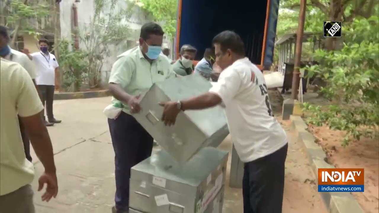 Puducherry polls: EVMs, VVPAT machines dispatched to polling booths