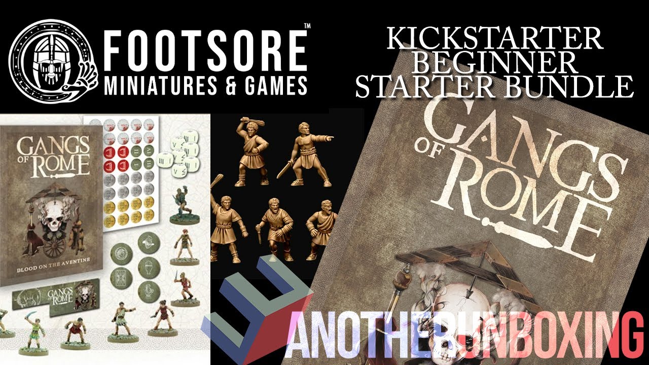 Gangs of Rome by Footsore Miniatures Kickstarter Beginner- Starter Bundle ON TIME!