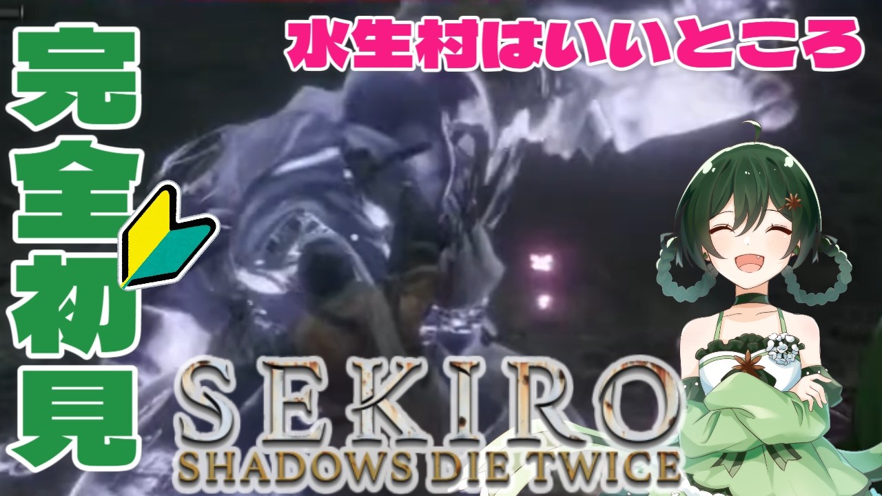 【 SEKIRO: SHADOWS DIE TWICE 】 完全初見でセキロ実況！なんか葦名の底って実体のない人ばっかですねぇ【 新人Vtuber バ美肉 ／アニス・アルラウネ 】