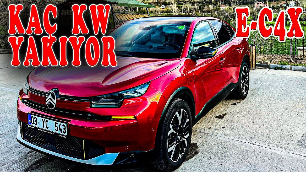 TR'de İlk 2025 Model Makyajlı Yeni Citroen E-C4X GERÇEK Yakıt Tüketimi Testi