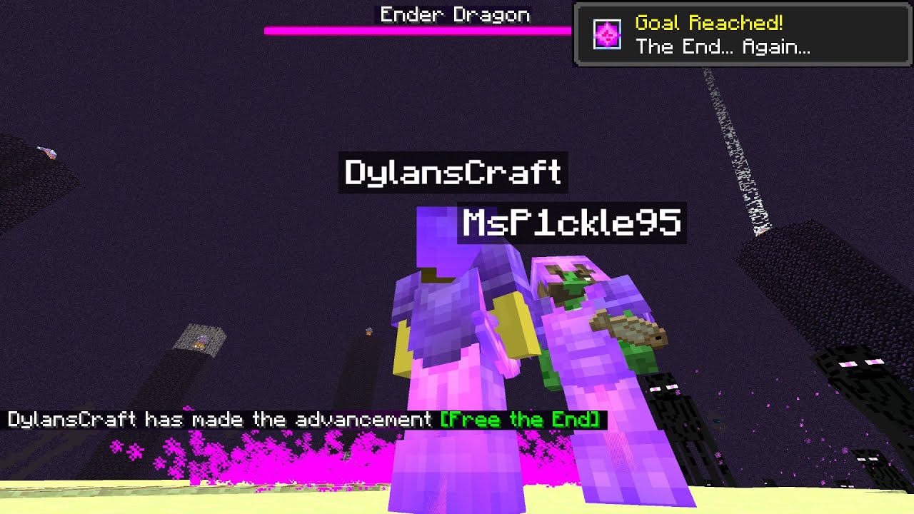 Fighting the ENDER DRAGON with a pro... (CloutCraft EP.33)