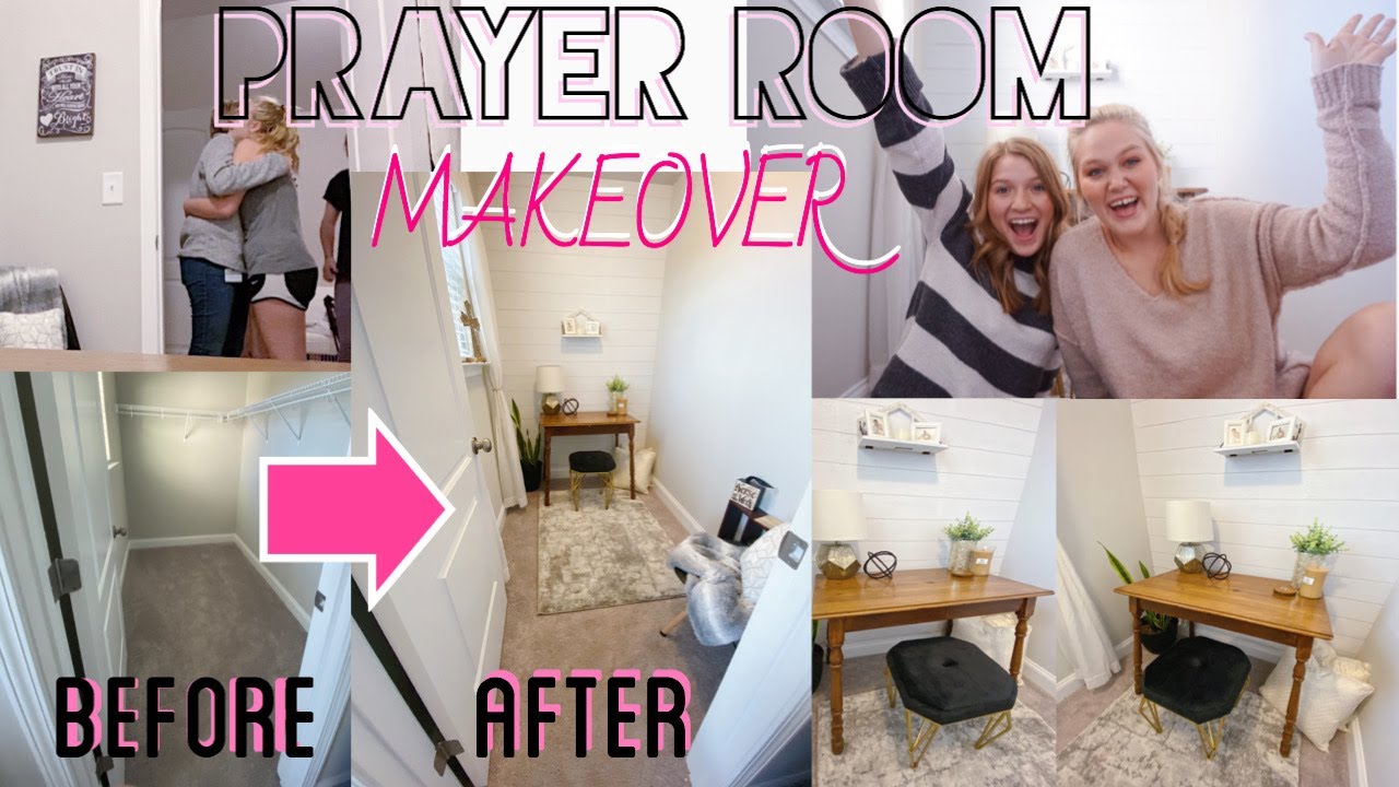Closet To PRAYER ROOM MAKEOVER!! MY MOM CRIED