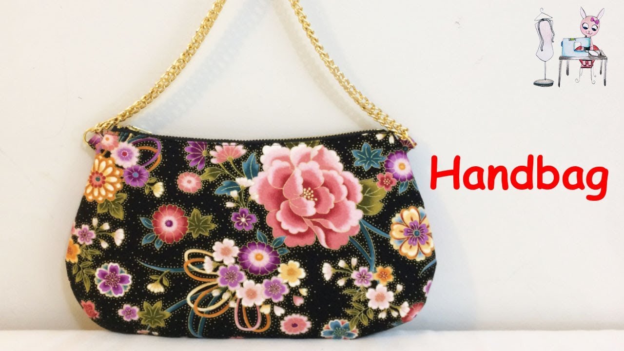 DIY HANDBAG | ZIPPER BAG | DIY BAG | EVENING BAG | BAG SEWING TUTORIAL | Coudre un sac