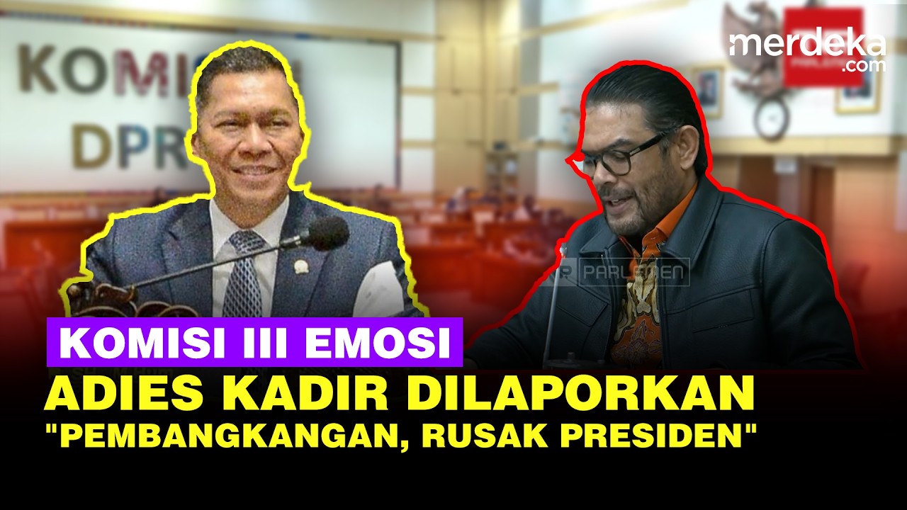 Emosi! Komisi III Depan Ketua MKMK Soal Adies Kadir Dilaporkan: Pembangkangan, Rusak Presiden!