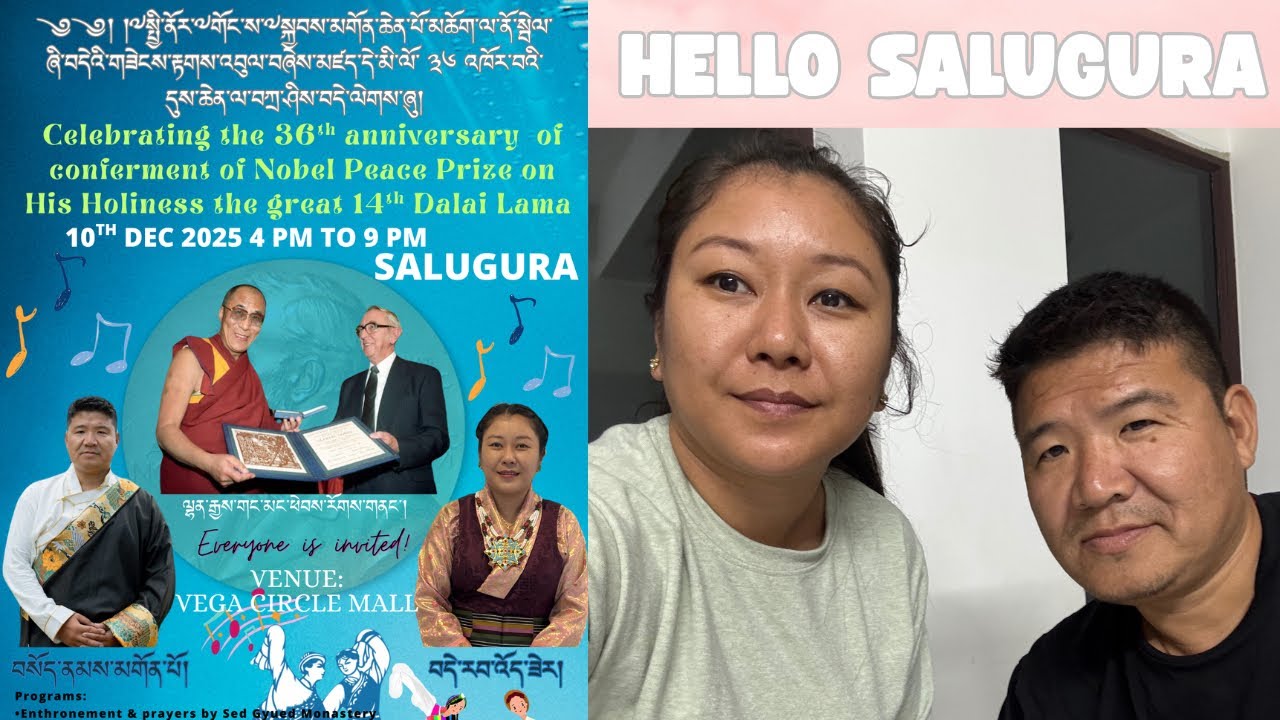 HEADING TO SALUGURA for 10th Dec CELEBRATION || Derab woeser || Tibetan vlogger 
