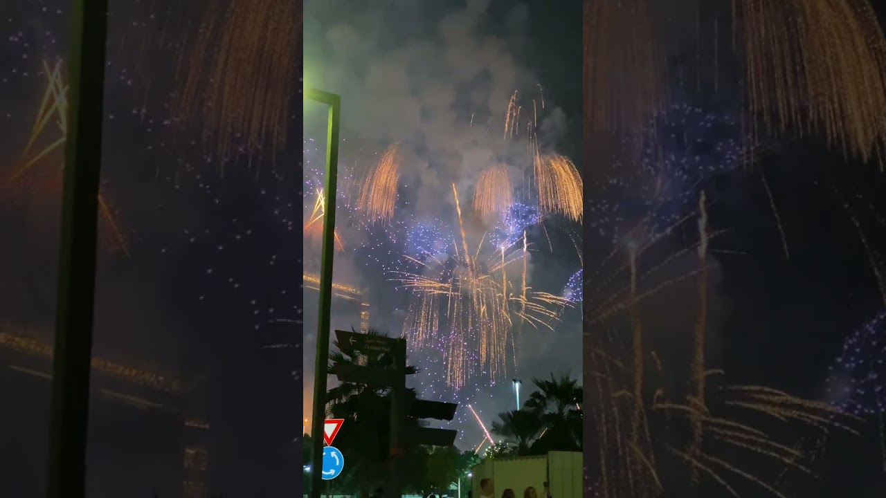New Year Celebration at Dubai Frame 😍😍